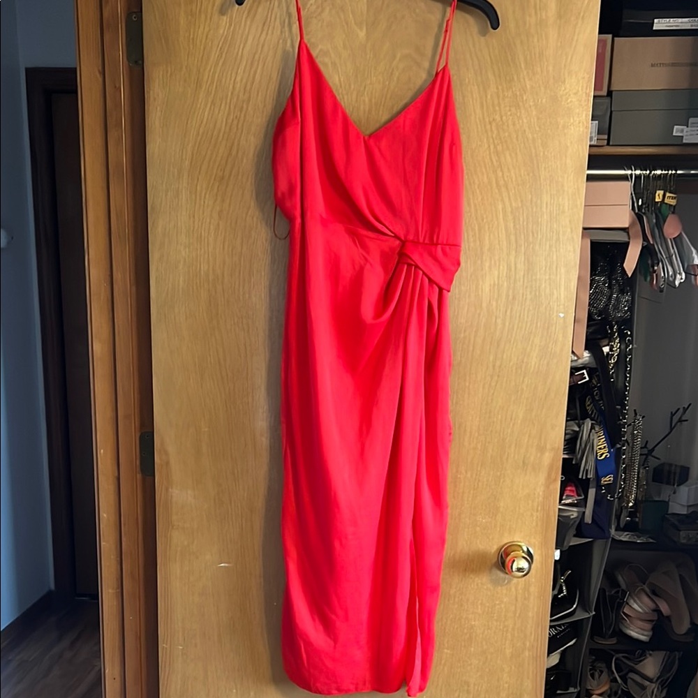 Elegant Red Women's Dress